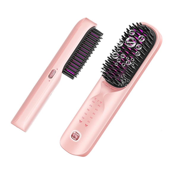 Brosse Lissante Chauffante Sans Fil